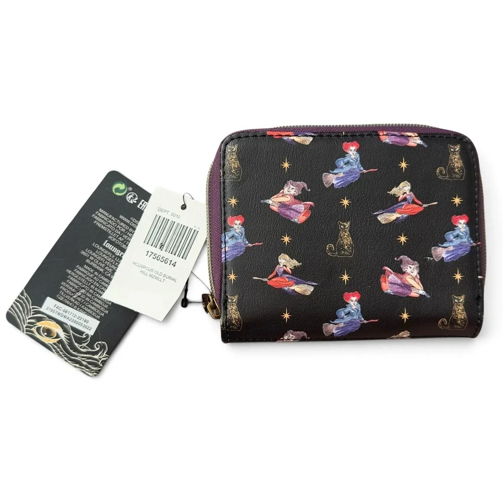 New Loungefly Disney Hocus Pocus Mini Backpack Wallet Set Sanderson Sisters
